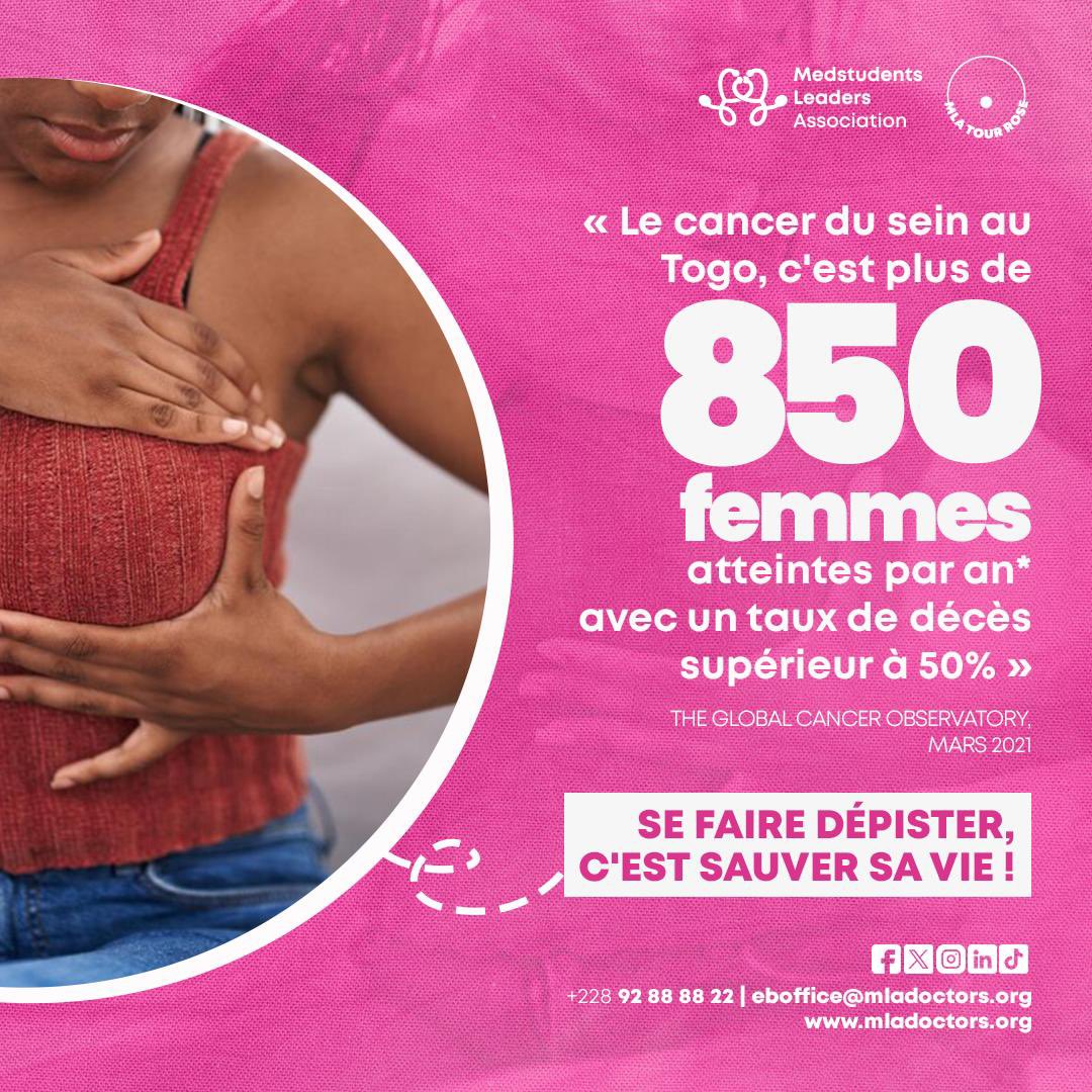 medstud_lead's tweet photo. Inscrivez-vous 👉🏽 https://t.co/jNjzCxmd7g
Car la prévention précoce peut vous sauver la vie!!!
#MLA #MlaTourRose2023 #Dépistage #CancerduSein #BreastCancerAwarenessMonth https://t.co/iNMVPNcSQE