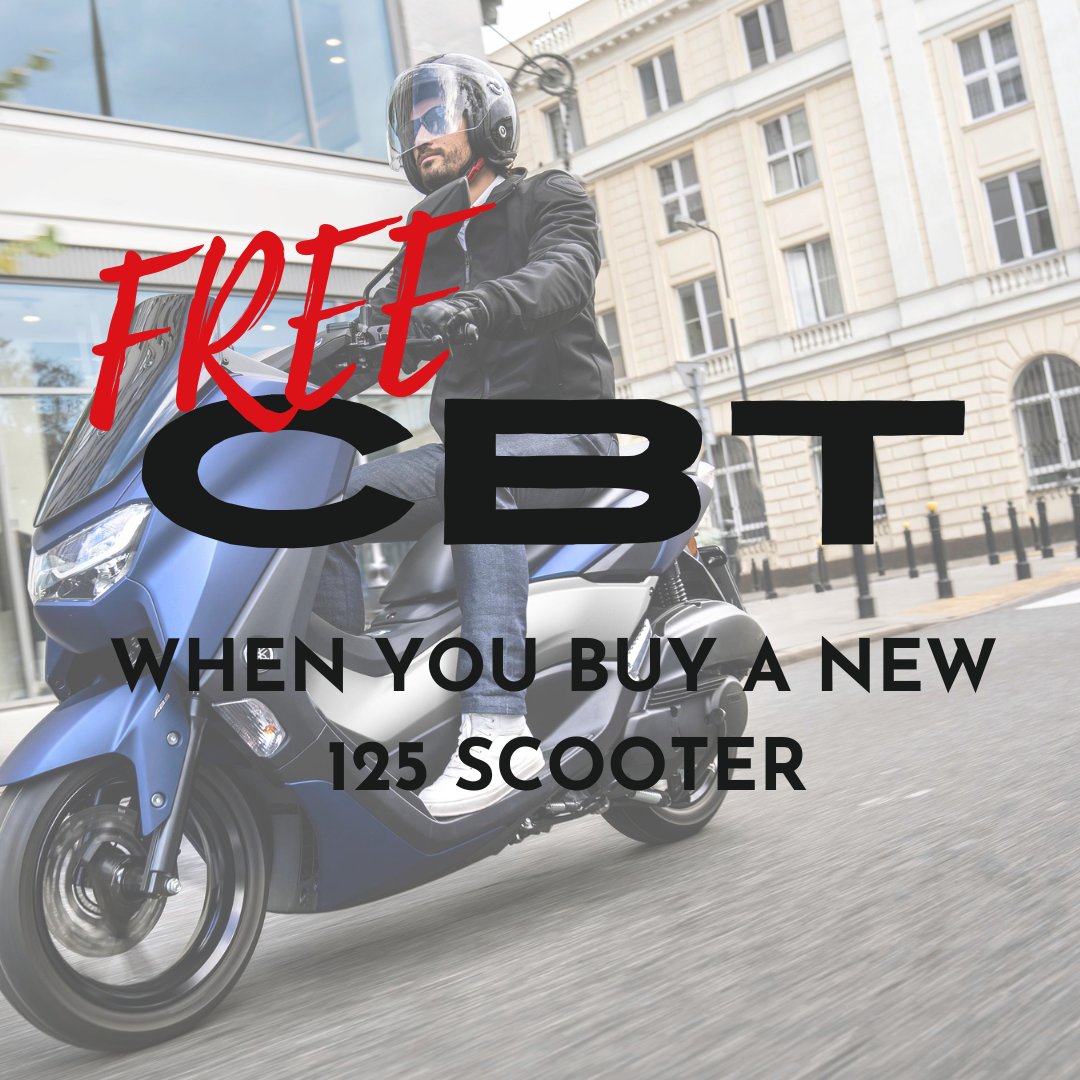 📣🛵 125 SCOOTER OFFER 🛵📣 Purchase any new 125 Scooter and you can ask us to book you onto your CBT! Or if you have already done your CBT you can get £100 off the RRP of your chosen scooter! Find out more here: 5-ways.co.uk/news/free-cbt-…