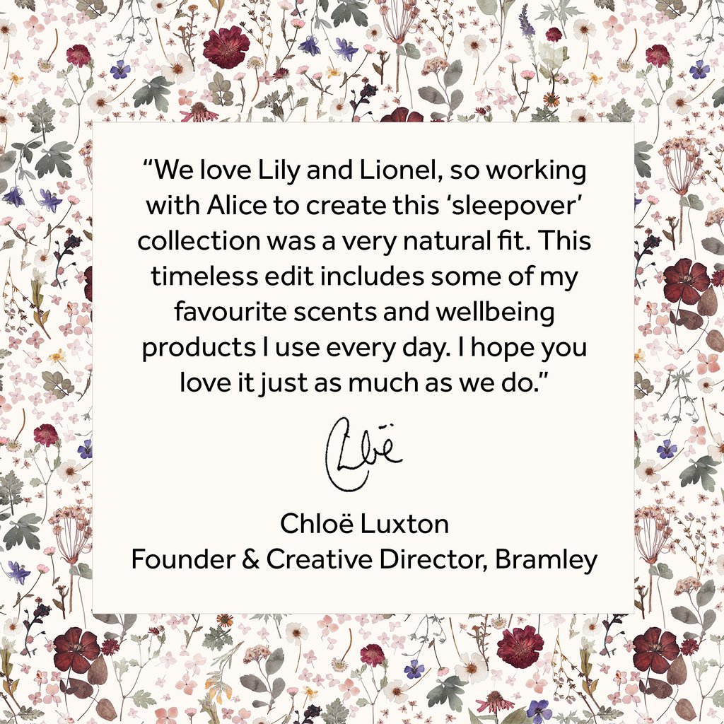 Bramley (@bramleyproducts) on Twitter photo Introducing the <a href="/LilyandLionel/">Lily and Lionel</a> for Bramley 'Sleepover' collection! 🌸🌿 This collaboration is a true coming together of two very British brands, founded by women with a mutual love for appreciating the importance of taking time for yourself. Introducing the <a href="/LilyandLionel/">Lily and Lionel</a> for Bramley 'Sleepover' collection! 🌸🌿 This collaboration is a true coming together of two very British brands, founded by women with a mutual love for appreciating the importance of taking time for yourself. 