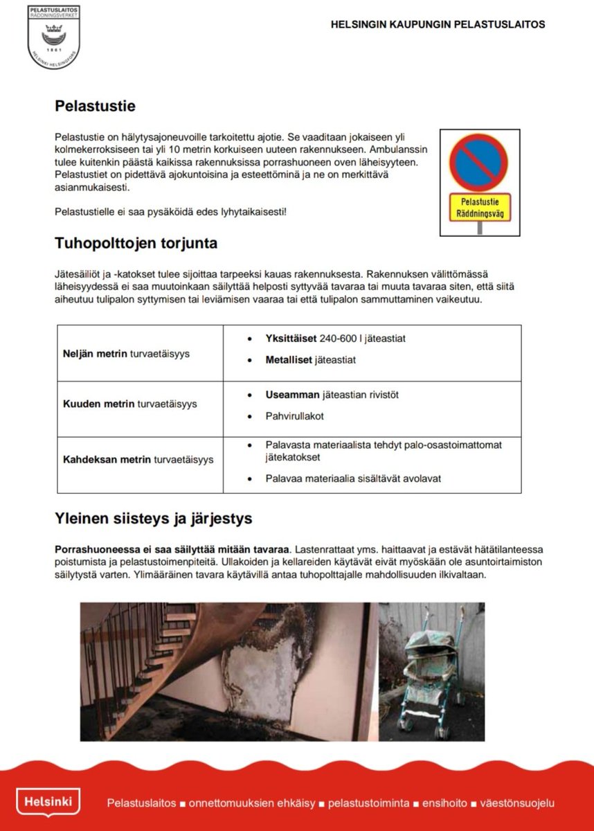 taisto_hakala's tweet photo. #Tulipalo on nopeasti kehittyvä, hengenvaarallinen onnettomuus. Siksi nämä 4 pointtia ovat tärkeät:
1️⃣ #Tunnista vaarat
2️⃣ #Ehkäise ennalta
3️⃣ #Varaudu ennalta
4️⃣ #Toimi oikein hätätilanteessa
Lisää ohjeita @stadinbrankkari sivuilta. 👇
https://t.co/jNjRe4C0z5
#paloturvallisuus https://t.co/cSZNKGmoE5