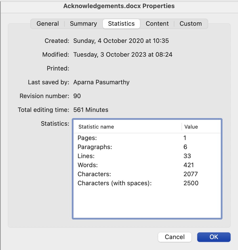 I started my PhD in 2019. 

I began writing the Acknowledgments in 2020 while coping with anxiety and stress. It was a gratitude outlet capturing the unfolding of life. Now, a formal-ish piece.

Feels quite surreal as this journey is winding down. 

#phdchat #phdlife #academia