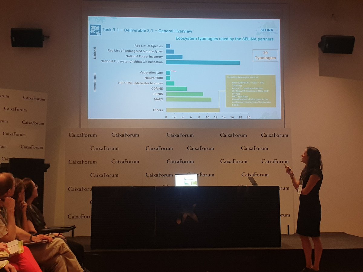 SELINAHorizonEU's tweet photo. @David_s_Alvarez @ecoacsa @EU_Commission In #SELINA, we have distinguished 39 national and international #ecosystemtypologies to be used by the partners. #Crosswalks between the typologies are also identified and further developed.
#SELINAworkshop https://t.co/cEpcusam4Y