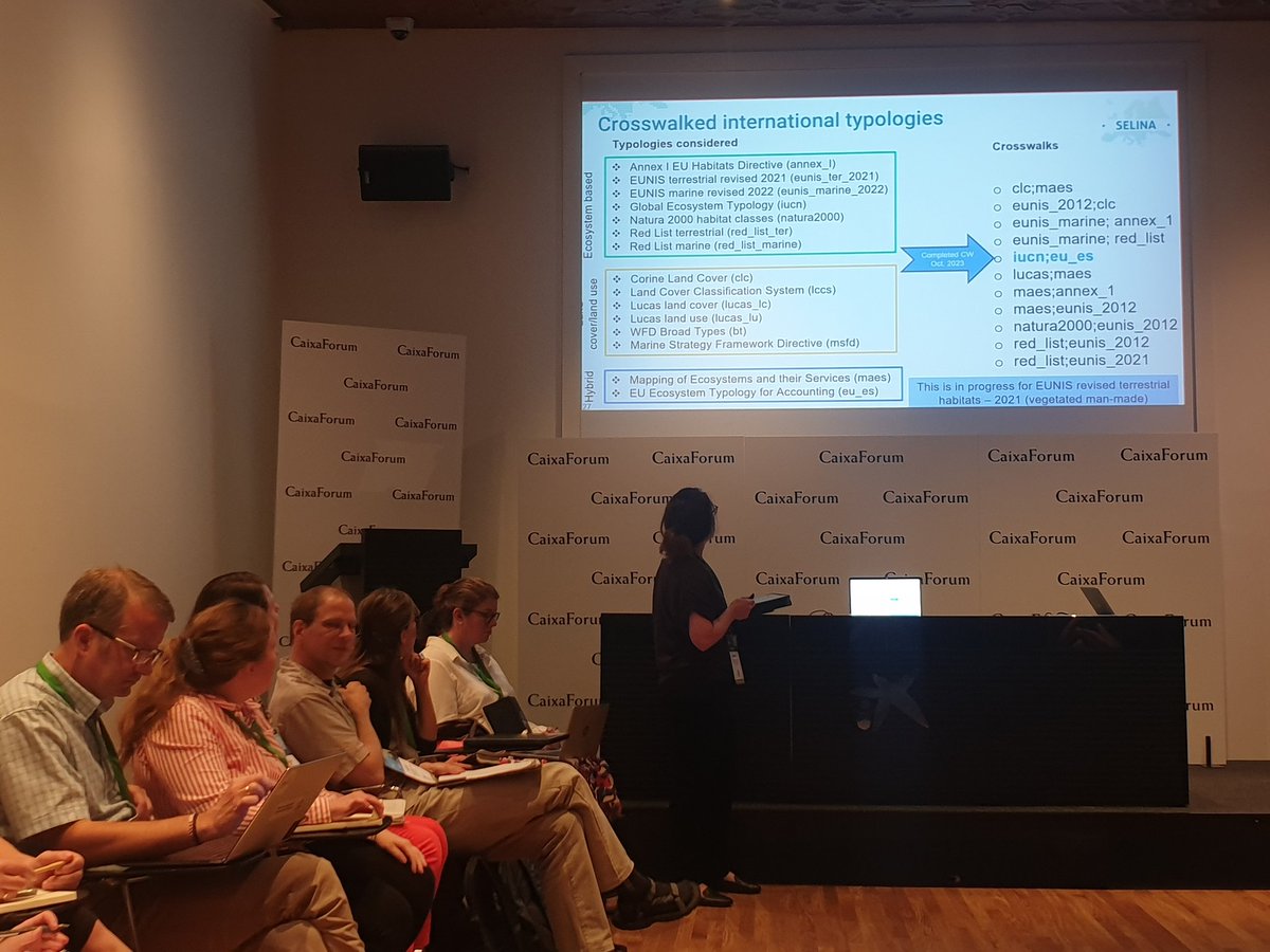 SELINAHorizonEU's tweet photo. @David_s_Alvarez @ecoacsa @EU_Commission In #SELINA, we have distinguished 39 national and international #ecosystemtypologies to be used by the partners. #Crosswalks between the typologies are also identified and further developed.
#SELINAworkshop https://t.co/cEpcusam4Y