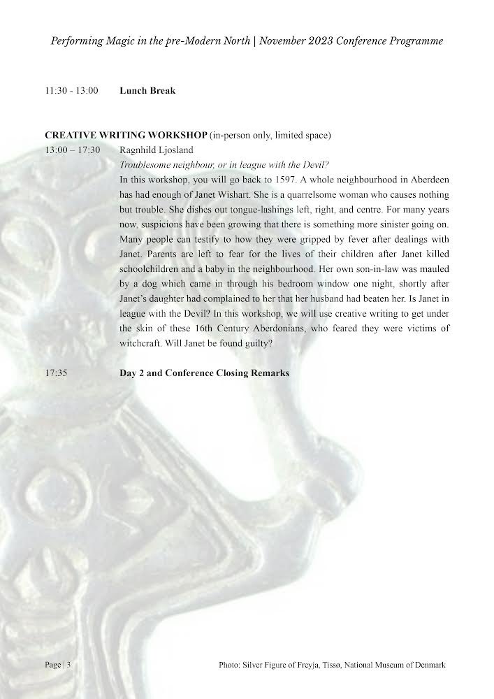 Performing Magic in the Pre-Modern North tweet media