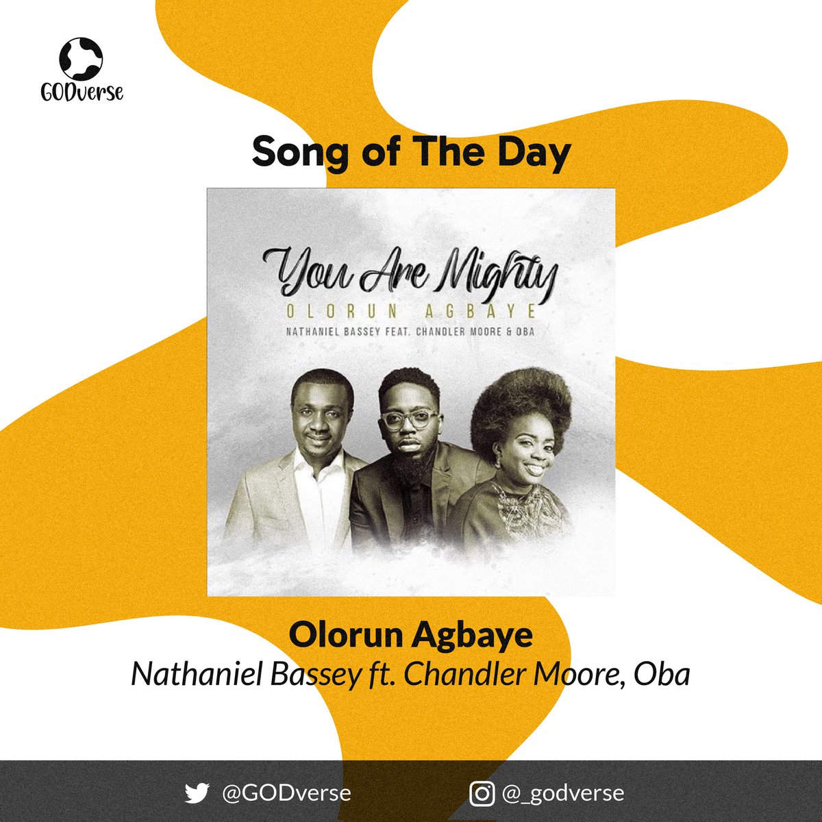 _GODverse's tweet photo. God is good, God is kind. The names we call him cannot even describe him completely🔥
Olorun Agbaye
You are mighty!!

Listen to Olorun Agbaye-You are mighty by @nathanielblow, @chandlerdmoore and Oba
.................................................... https://t.co/p6ui9482Rk