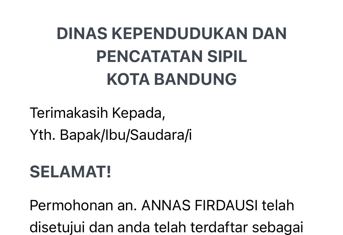 annasfird's tweet photo. @radenra_ Yg di email apa emang cuman gini ya ? https://t.co/vRHHNfDjik