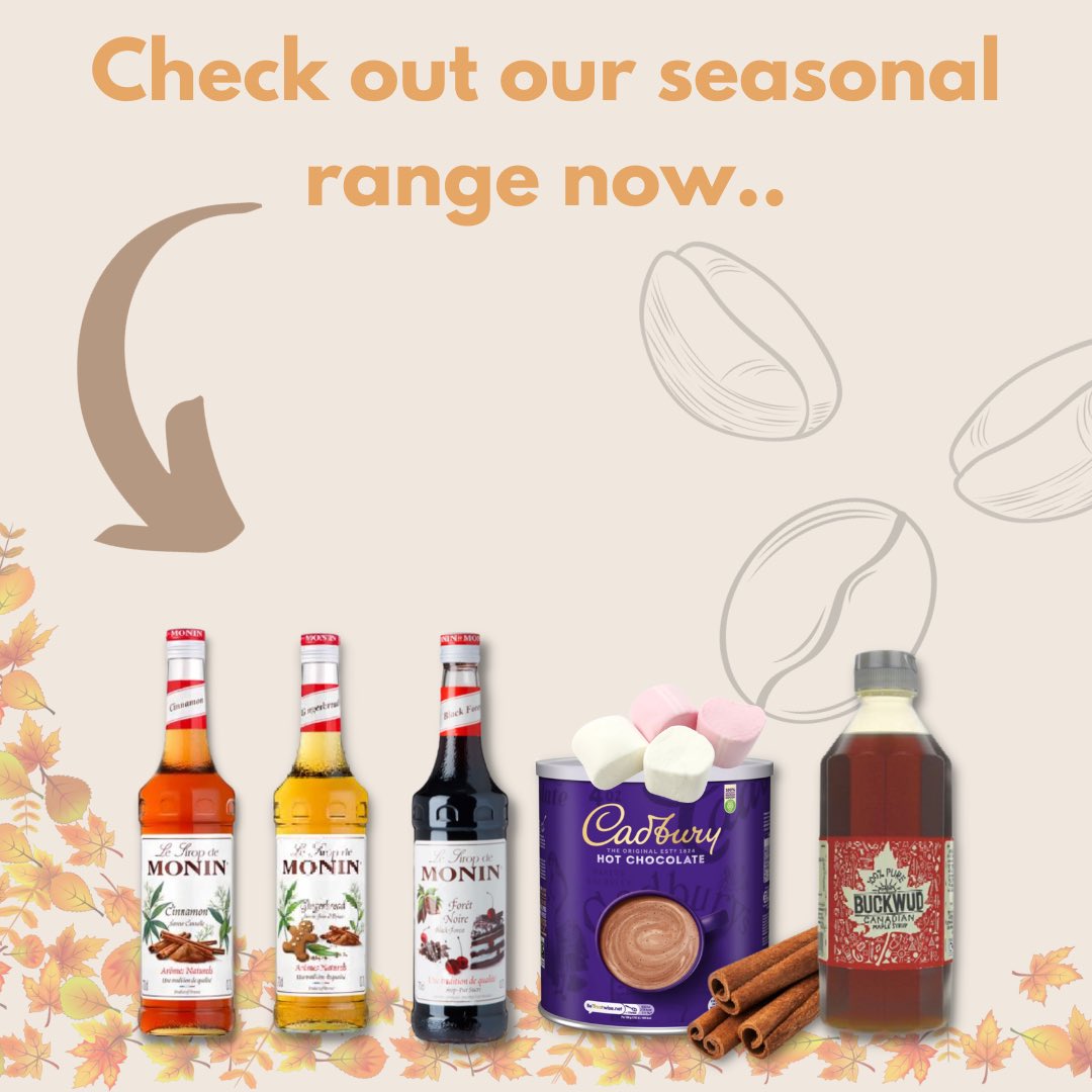 It’s not quite time for the ‘C’ word…but nevertheless our seasonal Autumn/ Winter products are now available🫶🏻

Choose from a wide range of add ons to please your customers over the inevitable colder months😌

Syrups, biscuits, marshmallows and more! 

portal.angliacoffeesolutions.co.uk