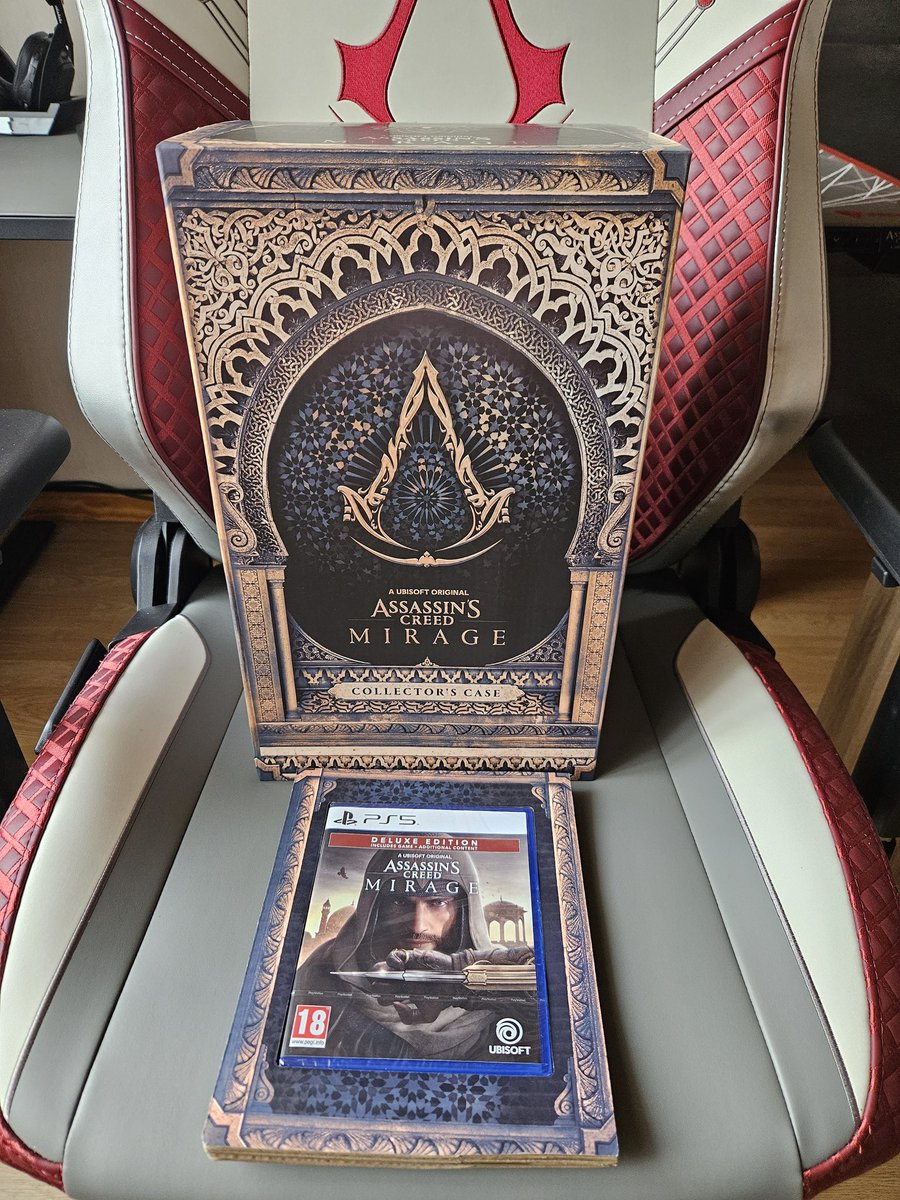 Grosminet57's tweet photo. Arrivage du jour #AssassinsCreedMirage #CollectorScase 😍😍😍 hâte de découvrir ce nouvel opus https://t.co/BJuMhw7m5Y