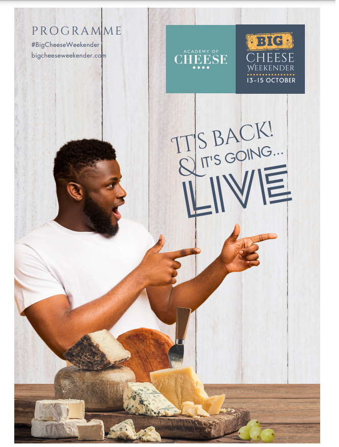 JoeBangles11's tweet image. THE BIG CHEESE WEEKENDER is nearly here! 

Friday 13th - Sunday 15th October! 

The amazing Cheese Academy are teaming up with the biggest and best cheese heads in the business bring you 3 days of live masterclasses from creating the best cheeseboard,  cheese and sparkling wine…