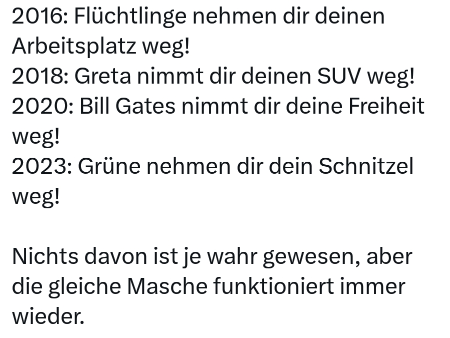 OgR_Kunterbunt's tweet photo. #TagDerDeutschenEinheit 
Schluss mit dem Blödsinn! Niemand bedroht unseren Wohlstand und nimmt uns irgendwas weg. Was unser Zusammenleben bedroht sind eher #Populismus und dumpfe #Parolen.
Wir haben größere Probleme, wie z.B. das #Artensterben und die #Klimakatastrophe. https://t.co/kKdzUu0T6u