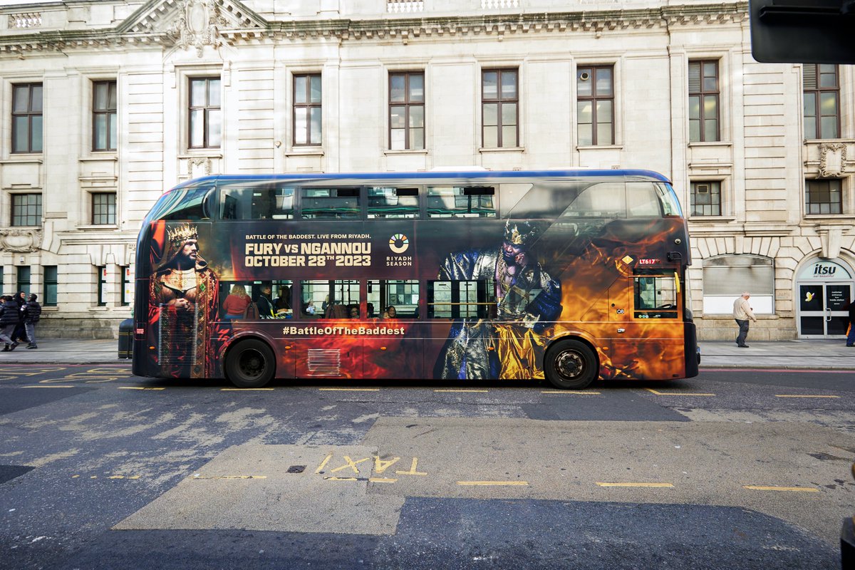 We’re proud to be a part of sports history with our latest creative for the highly anticipated Fury vs Ngannou fight. Let’s get ready to rumbleeeee! 🥊🥇