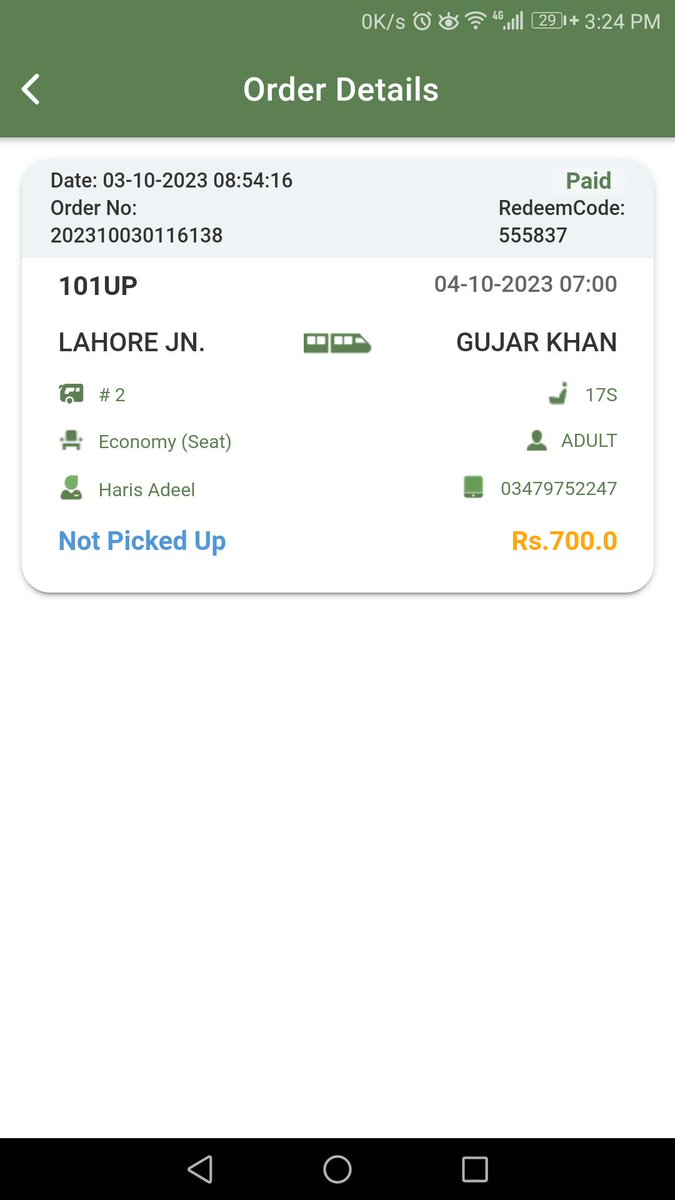 alimirza5181's tweet photo. @PakrailPK Status not picked up.. ab kia railway station se print b lena peray ga? https://t.co/lzoQi8KXaA