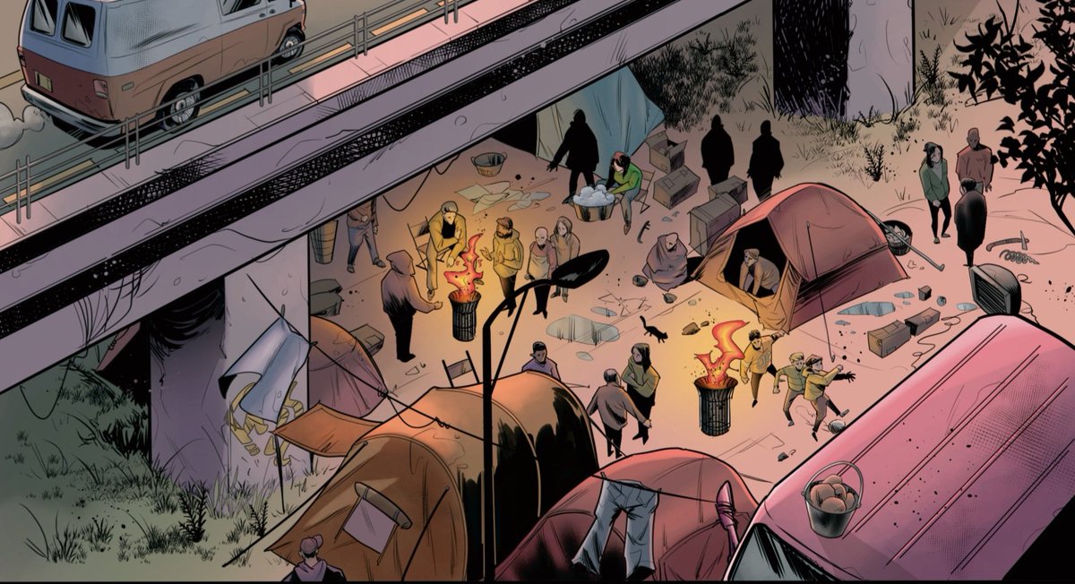 aaroneamer's tweet image. The process continues...

Lineart by @ikadraws
Colours by @DougColours

Check out UNDER THE BRIDGE at Thought Bubble in November!