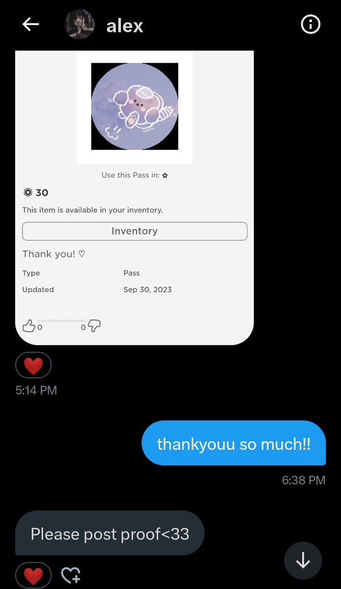 won a gw by <a href="/XxCreamBunsxX/">rii 🍦🦄🐧💗👛🍧🌻❄️🪼🦇🐣🪽🍫🎋☁️🐾✨🐯🎀🍒🧸 🍉🍙</a> and <a href="/urfavv_alex/">alex</a> n got the prize! thankyou both very much for doing the giveaway ^^