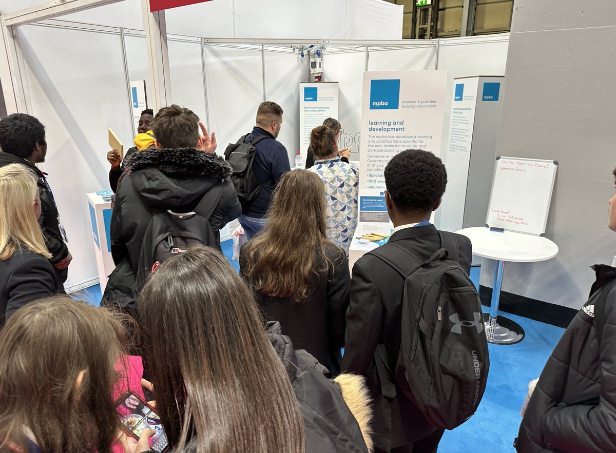 Modular and Portable Building Association (MPBA) (@mpbauk) on Twitter photo Who will be the ones that shape how tomorrow will look?
It's amazing to see so many children interested in #offsite #construction, the MPBA love investing our time in the #future generation
<a href="/UK_CW/">UK Construction Week</a> Who will be the ones that shape how tomorrow will look?
It's amazing to see so many children interested in #offsite #construction, the MPBA love investing our time in the #future generation
<a href="/UK_CW/">UK Construction Week</a>