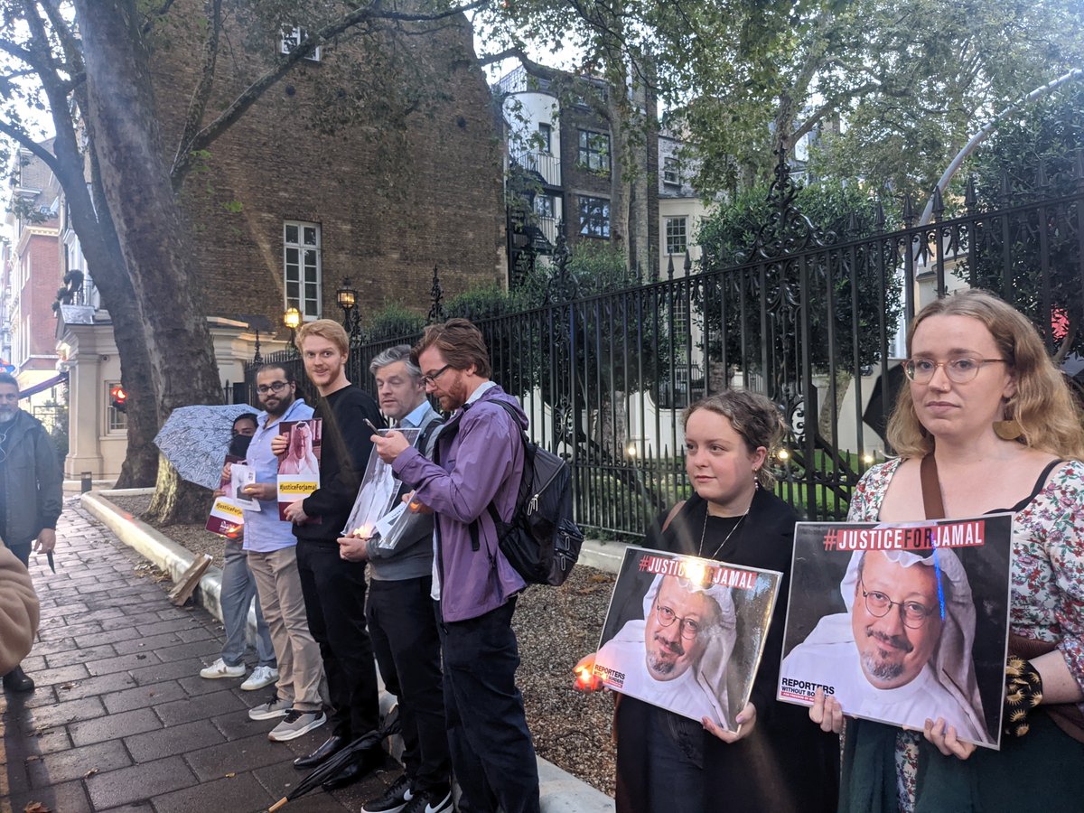 5 years after #JamalKhashoggi was brutally assassinated inside the #Saudi consulate in Istanbul there has still been no justice. Worse still the UK govt continues to offer impunity for this crime in exchange for weapons, fossil fuels & power. #JusticeforJamal