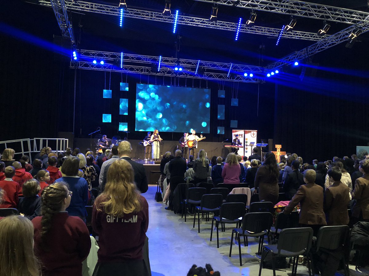 AllHallowsRC's tweet photo. We are at the #HopeInTheFuture celebration @SalfordDiocese today. Learning all the ways we can become Ambassadors of Christ 🙏🏼 https://t.co/diEMeFeJwW