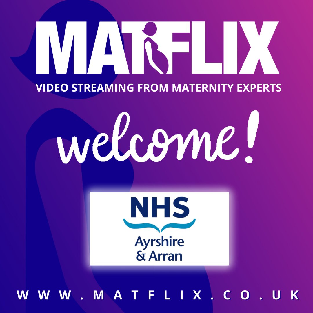 MATFLIX (@watchmatflix) on Twitter photo Welcoming <a href="/NHSaaa/">NHS Ayrshire & Arran</a> NHS Ayrshire and Arran to MATFLIX.🎉
All staff and students now have FREE access to unlimited, updated recourses, presentations, reflective questions, research, and more from Maternity and Midwifery experts!
matflix.co.uk Welcoming <a href="/NHSaaa/">NHS Ayrshire & Arran</a> NHS Ayrshire and Arran to MATFLIX.🎉
All staff and students now have FREE access to unlimited, updated recourses, presentations, reflective questions, research, and more from Maternity and Midwifery experts!
matflix.co.uk