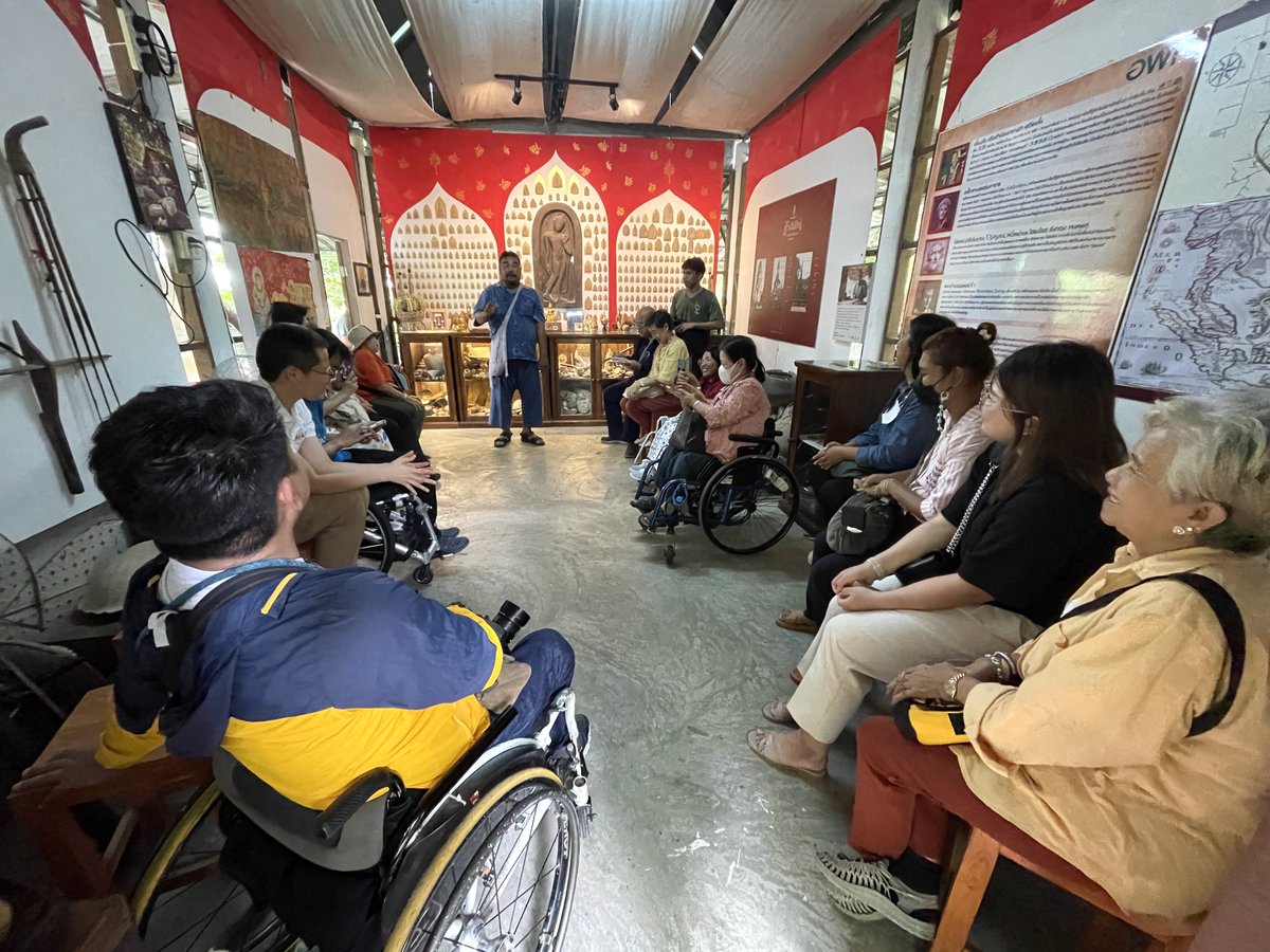 UNDPThailand's tweet photo. Universal, Inclusive and Equitable tourism prototype for ALL in Sukhothai 🇹🇭led by @UNDPAccLabs🇹🇭 @dastathailand, has been tested by people with disabilities and elderly to validate its design and become a role model for other provinces in Thailand and beyond.
#AccLabTH https://t.co/ZywFnadmWz