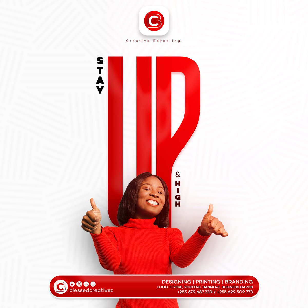 BlessedCreativz's tweet photo. Where the leaves may fall, but our spirits stay up and high, reaching for the sky of endless possibilities." 🍂
WeDESIGN
WePRINT
WeBRAND
Call/Whatsapp: +255 679 687 720
Email: blessedcreativez@gmail.com
#blessedcreativez #hellooctober #octoberunleashed #creativevalue https://t.co/eQabwccviw