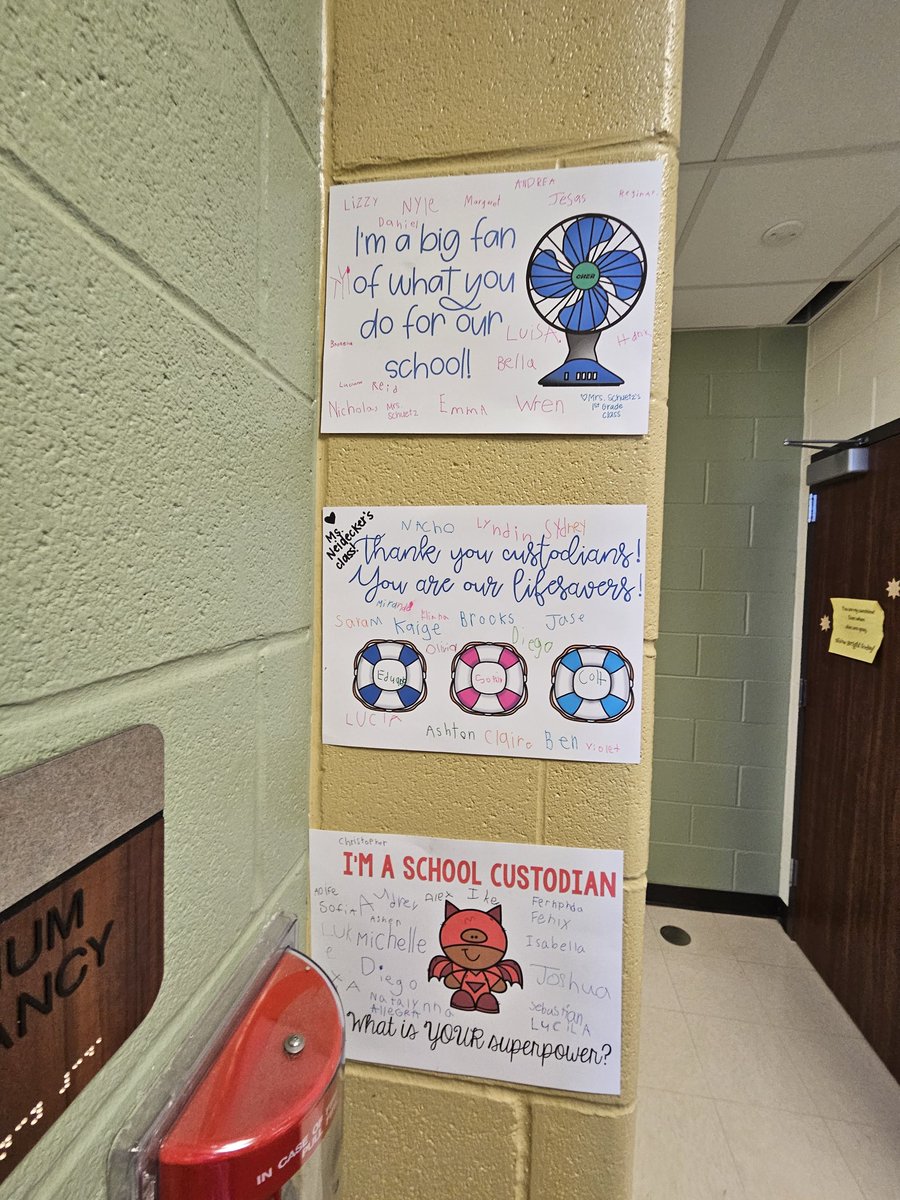 We have the BEST custodians and appreciate all that you do for our school!! <a href="/TISDCES/">Creekview Elementary</a>