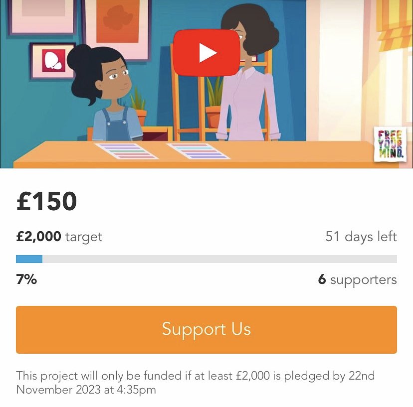 Every donation made will go towards helping us to improve the self-esteem and wellbeing of children and young people affected by the trauma of childhood domestic abuse, 
- please donate to our crowdfunder below 💜 #DomesticViolenceAwareness  

crowdfunder.co.uk/p/children-are…