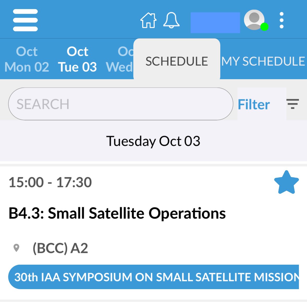 Soon, our next #IAASmallSat session B4.3 „Small Satellite Operations“ will start at <a href="/Iac2023/">IAC 2023</a>.
We are loking forward to all of you #cubesat and #smallsat operators in our session starting in BCC A2 at 15:00.
#iac2013 <a href="/iafastro/">IAF</a>