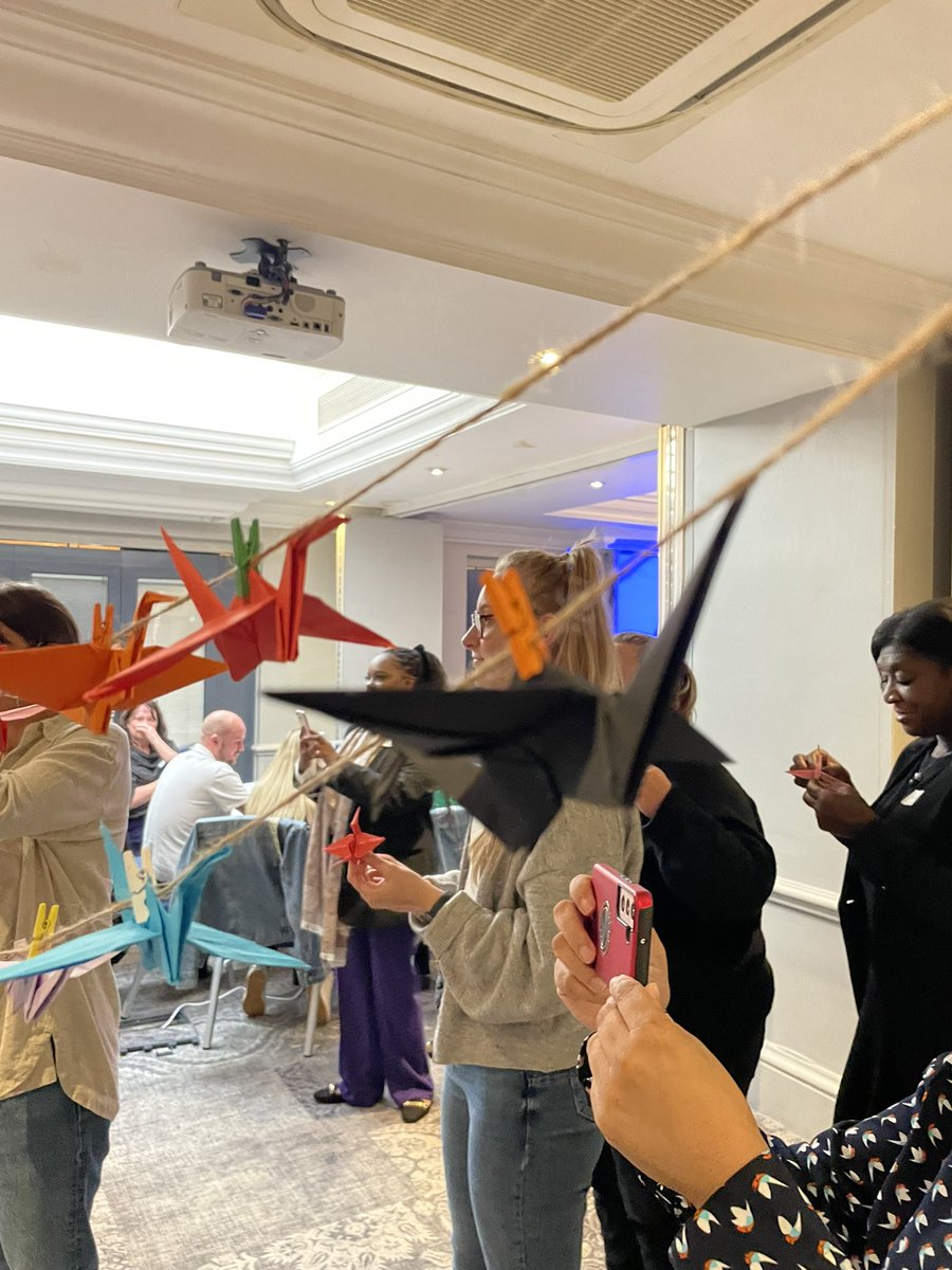 V.Prof Joanne Bosanquet MBE RN FRCN FQICN ๐ณ๏ธโ๐ (@mrsbosanquet) on Twitter photo Creative start to <a href="/FoNScharity/">FoNS</a> #FoNSCAMHS23 celebration day by making origami cranes, a symbol of hope and wellbeing and now weโre revisiting our 2017 animation #CreatingCaringCultures youtu.be/cZyN_UZvYnQ?siโฆ <a href="/KateatFoNS/">Kate Sanders</a> @CNOEngland <a href="/LizDurrant19/">Liz Durrant๐ She/Her</a> <a href="/NursingEmma/">Dr Emma Wadey Ph.D FQNI FAAN RN (MH)</a> <a href="/AcosiaNyanin/">Acosia Nyanin ๐</a> Creative start to <a href="/FoNScharity/">FoNS</a> #FoNSCAMHS23 celebration day by making origami cranes, a symbol of hope and wellbeing and now weโre revisiting our 2017 animation #CreatingCaringCultures youtu.be/cZyN_UZvYnQ?siโฆ <a href="/KateatFoNS/">Kate Sanders</a> @CNOEngland <a href="/LizDurrant19/">Liz Durrant๐ She/Her</a> <a href="/NursingEmma/">Dr Emma Wadey Ph.D FQNI FAAN RN (MH)</a> <a href="/AcosiaNyanin/">Acosia Nyanin ๐</a>