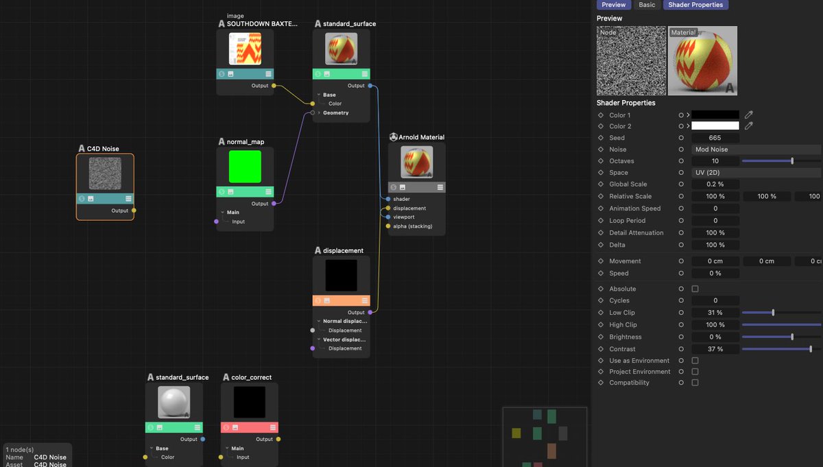 pplpxls's tweet photo. I’m probably late the party but I love the nodes in Arnold C4D2024. If they were a little more like the nodes in Nuke they’d be perfect. #c4d #c4dtoa #nuke #maxon #cinema4d #nodes #c4d2024 https://t.co/fHMYA17zFW