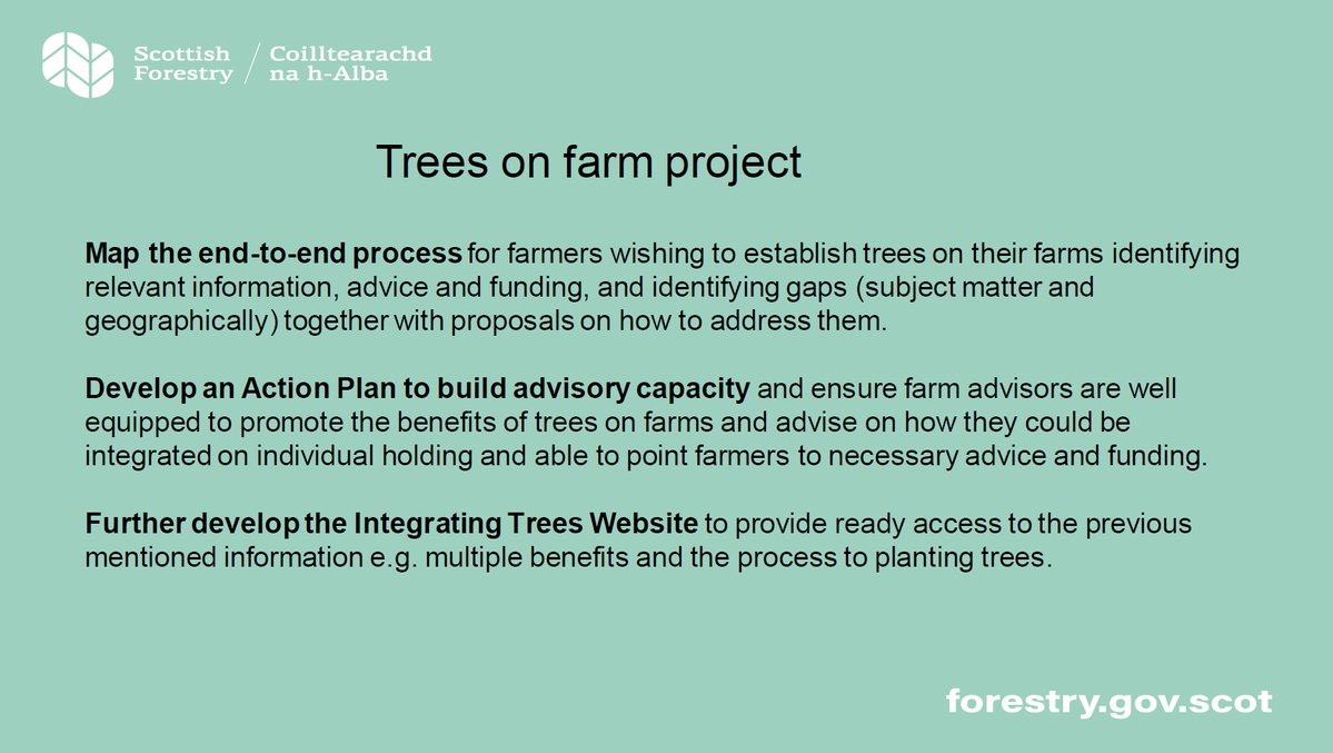 CIEEMnet's tweet photo. Lyn White & Hilary Grant are taking us through the joint @scotforestry & @scotgov farmer-led initiative, the Integrating Trees Network (ITN), to encourage farmers to plant more trees. Connecting farmers to share experiences of improving biodiversity on farms #TwentyTwentyTree https://t.co/2do58kyDwz