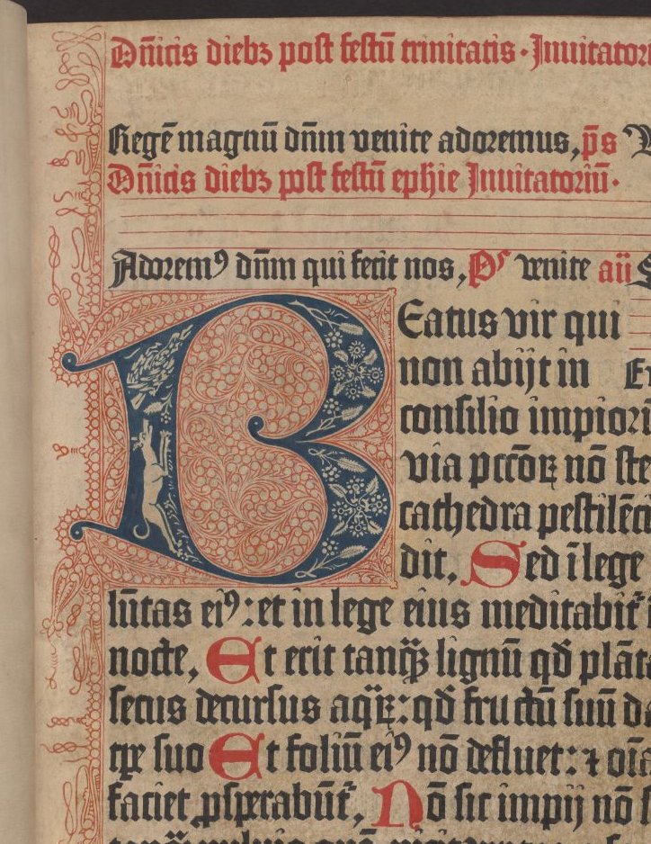 The Mainz Psalter is now available on the Universal Viewer! This 1457 publication was the second major book printed using movable type in the West.  

📖View the full item here: access.bl.uk/item/viewer/ar…

#FullyDigitised