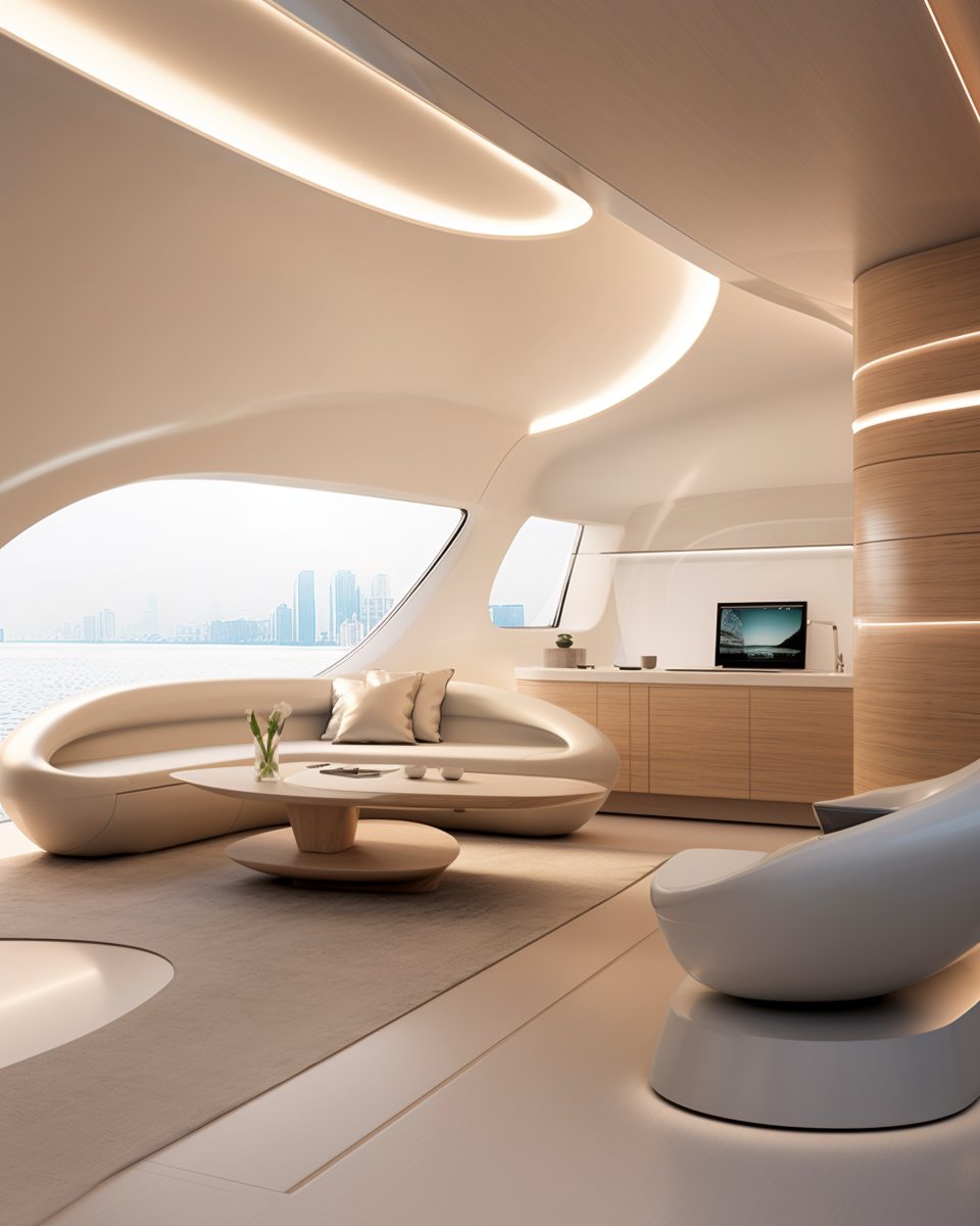 (just) a collection of (yacht) interiors - #midjourneyarchitecture _ #midjourneydesign #yachtdesign #interiordesign #arturotedeschi