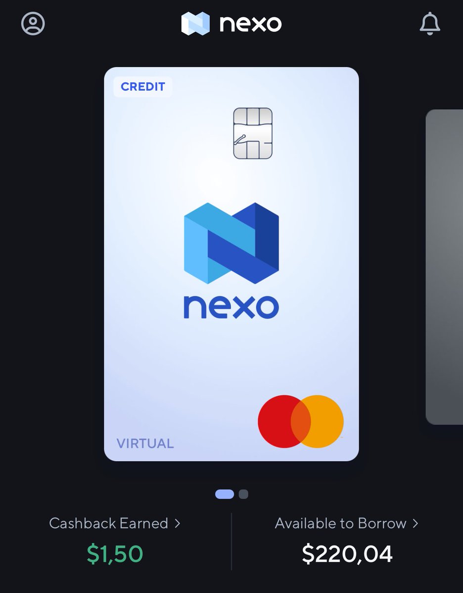 MarekPorwol's tweet image. #Nexo #Karta

Przetestowana w boju i działa jak należy 💪, a wy używacie kart z cashback? 

Dodatkowo, jest bonus dla nowych 25$ za depozyt 100$ i przytrzymanie tego przez 30 dni

#Reflink - nexo.com/ref/mnawzgww9p…

Blog - marekporwol.pl/2023/09/27/nex…

@Nexo