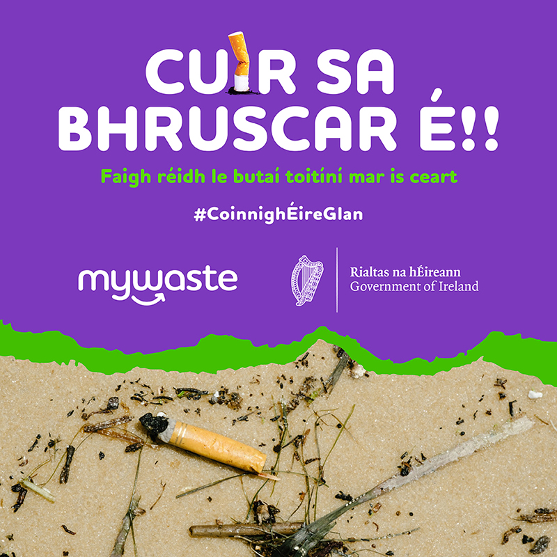 MyWasteIreland's tweet photo. Cuir sa bhruscar é #CoinnighÉireGlan