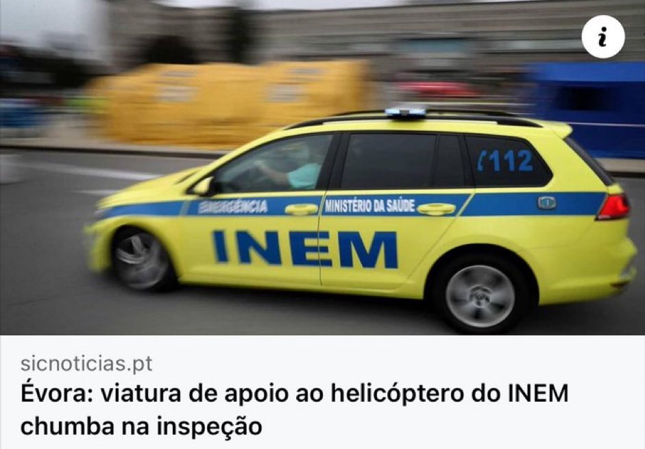 Recuperar aqui uma noticia antiga que reflete o estado actual das viaturas da VMER. Neste momento a viatura VMER da Guarda está inoperacional não por falta de Médicos como anuncia a CMTV mas sim por problemas mecanismos. Viaturas algumas com 20 anos