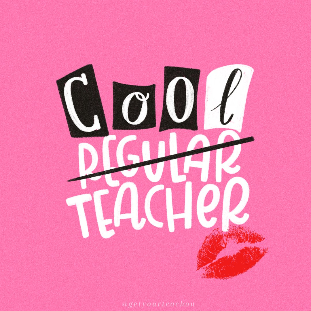 You're not a regular teacher; you're a cool teacher. 😉

Happy October 3rd, #iykyk 

#getyourteachon #octoberthird #meangirlsday #teachingquotes #teachershare #middleschoolteacher #highschoolteacher #elementaryteacher #iteachtoo #relatableteacher #educatorsrock