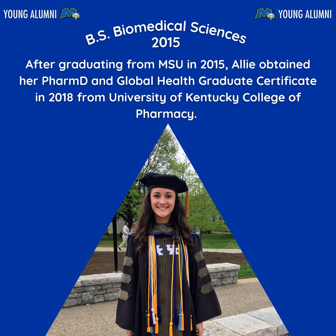 MSU_AlumniAssn's tweet image. 𝐘𝐨𝐮𝐧𝐠 𝐀𝐥𝐮𝐦𝐧𝐢 𝐒𝐡𝐨𝐮𝐭𝐨𝐮𝐭: Allie Lyons (&apos;15)