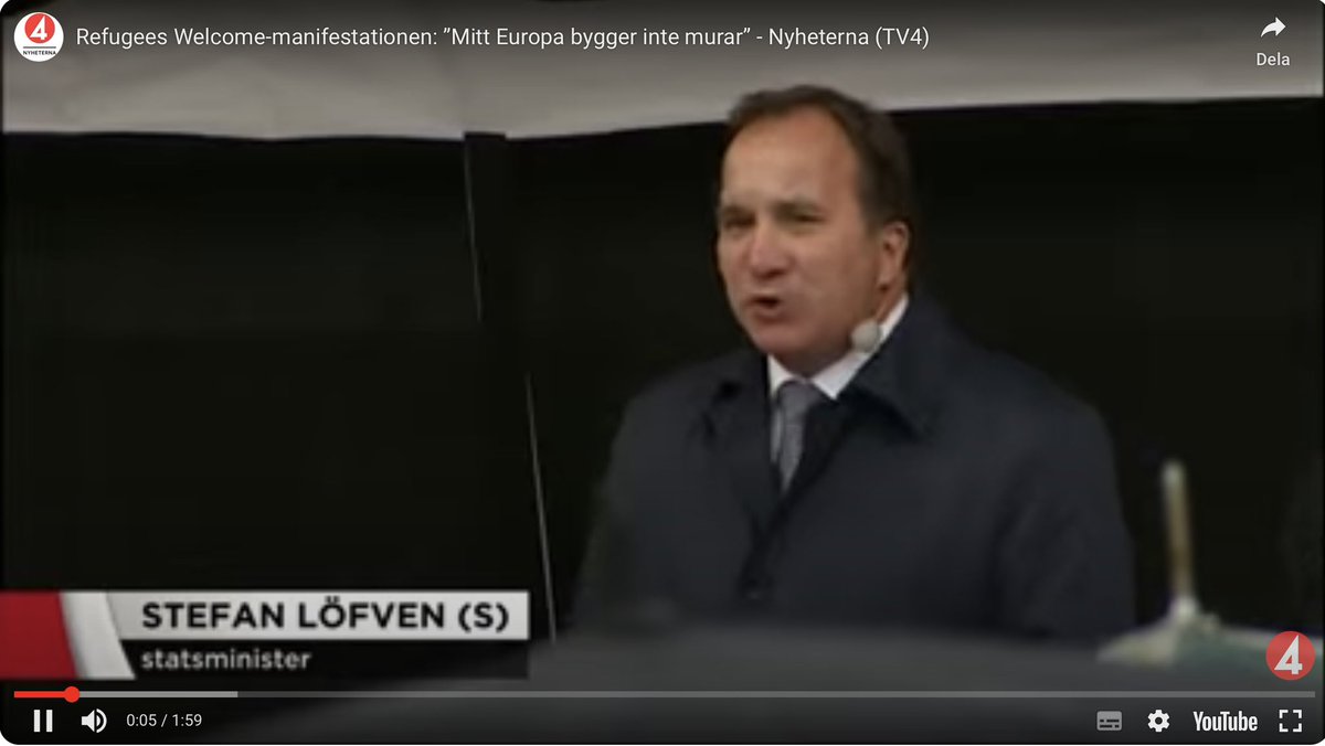 Inget blame game heter det. Ni byggde liksom inte några murar, ni byggde motorvägar rakt in till Sverige under 30 år för kriminella klaner att bara roffa åt sig av det fullständigt naiva och oförberedda Sverige. Och ni hade absolut inte majoriteten med er, det vet ni. #interasism