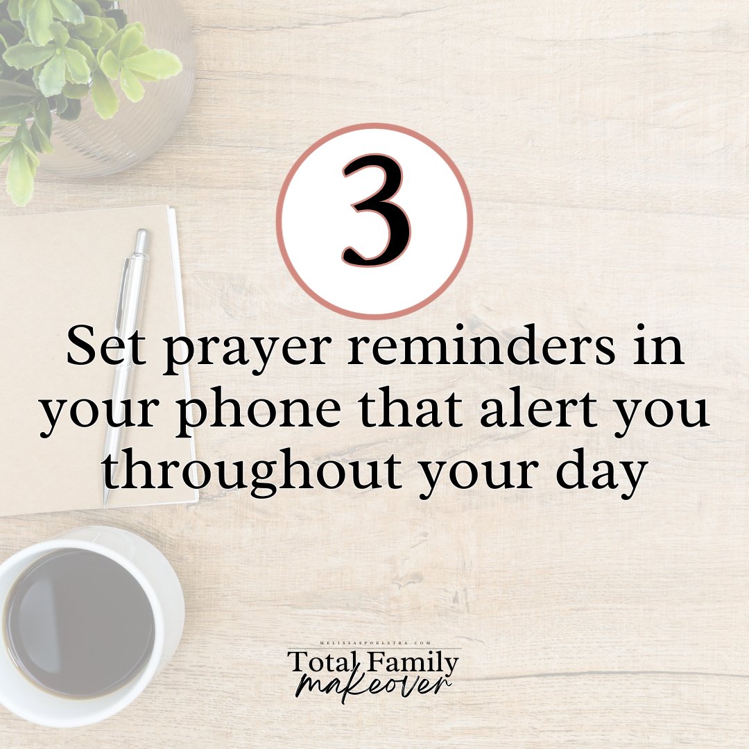 MelSpoelstra's tweet image. There are many different systems for keeping up with prayer requests and being diligent in prayer, and no one is more right or wrong than the other. The important thing is that we make an effort to pray consistently.

#prayertips #prayerhelp #totalfamilymakeover