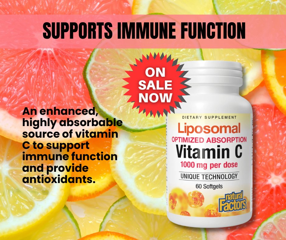 MotherEarthFood's tweet image. Support Your Immune System with Liposomal Vitamin C from Natural Factors! #antioxidants #absorbable #immune #optimized