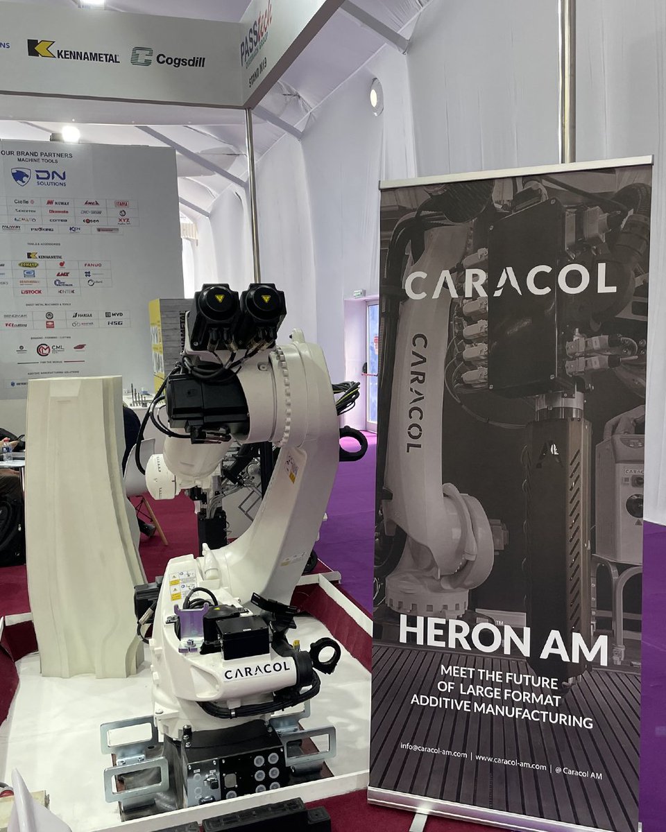caracol_am's tweet image. With #Passtech - #OvermachSpA, we&apos;re showing #Caracol #3Dprinting solutions at #ADIPEC Manufacturing &amp;amp; Industrialization Hall, in #Abu #Dhabi. Today at 4:20 PM, join our speech on #additivemanufacturing in the #renewableenergy sector, or write us to meet: bd@caracol-am.com