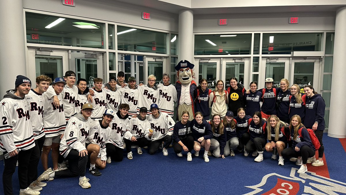 Can’t wait to see <a href="/RMUMHockey/">RMU Men’s Hockey</a> &amp; <a href="/RMUWHockey/">RMU Women's Hockey</a> on the ice this weekend!