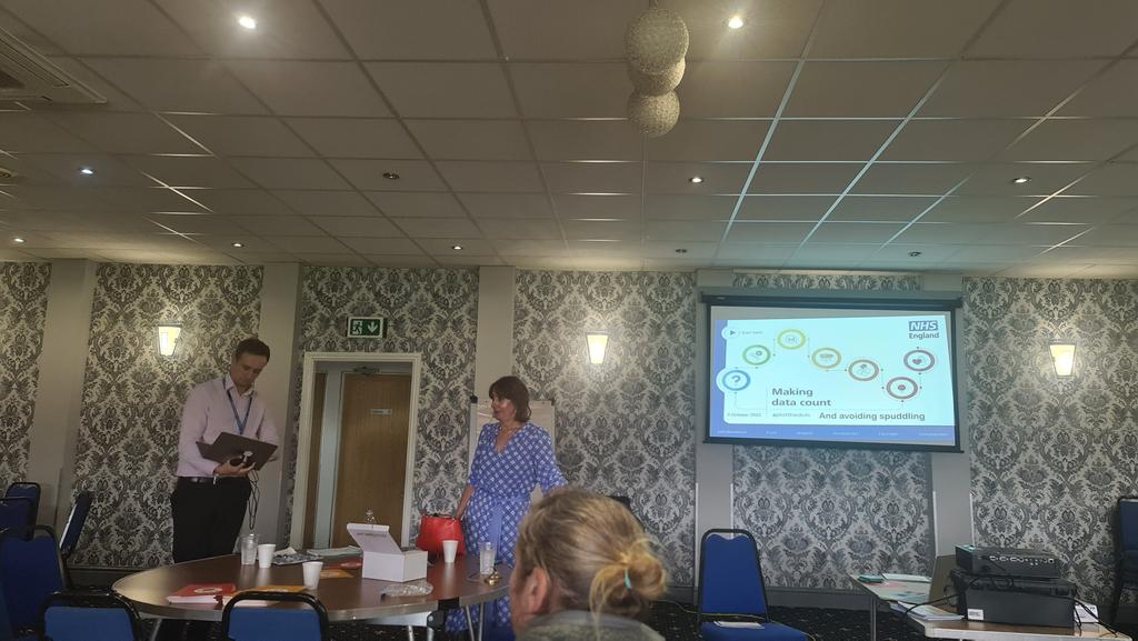LucyCunliffexx's tweet photo. So fab to see @samriley from @NHSEngland and #makingdatacount https://t.co/jhspMZOnlE