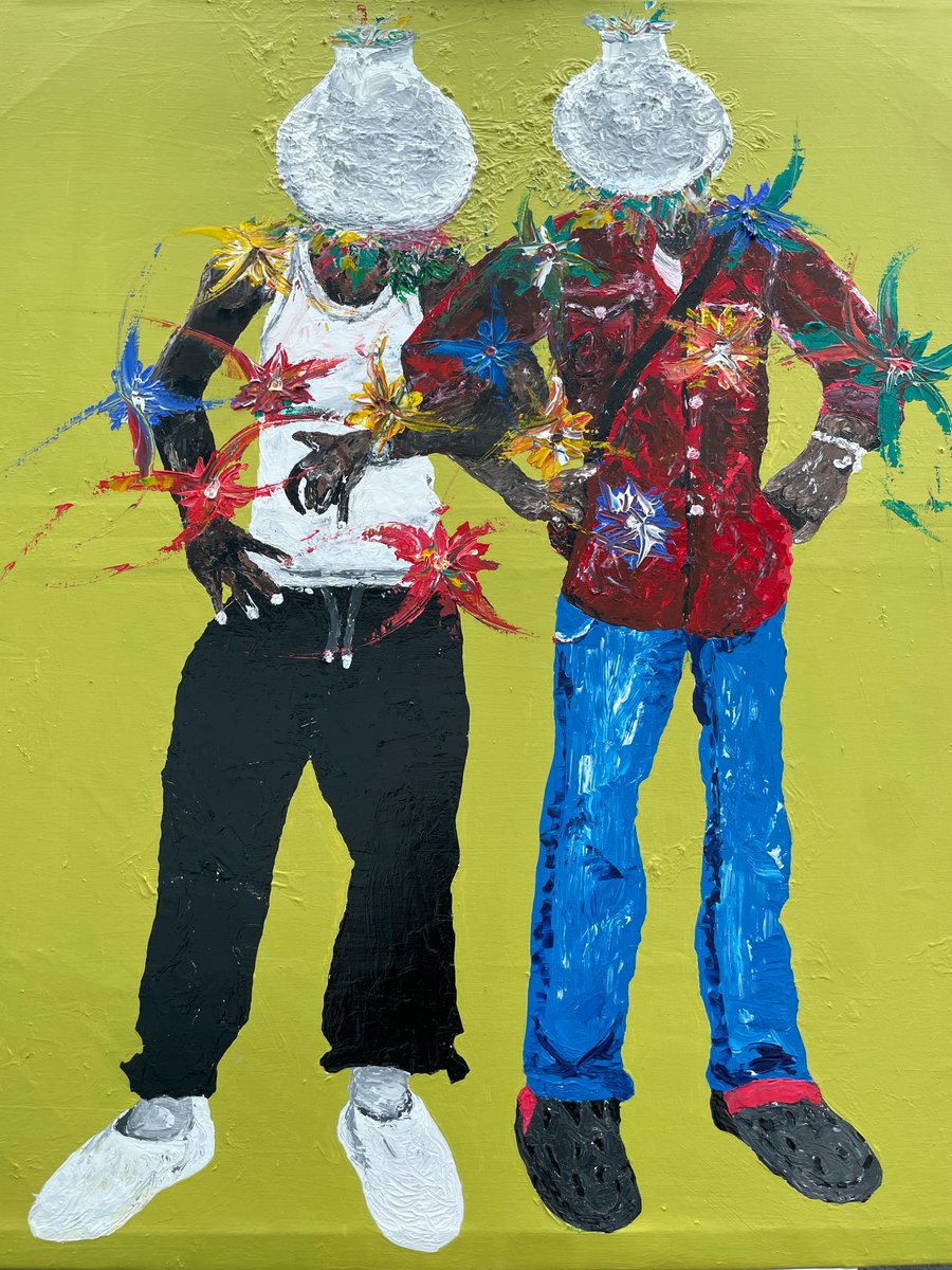 I'm Desmond Kakulu from Nigeria, this is my art.