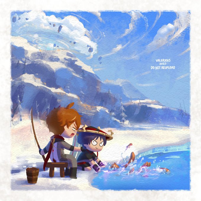 「blue sky fishing rod」 illustration images(Latest)