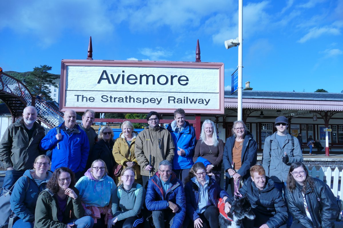 UHIHistory's tweet photo. Our staff &amp; students had an amazing residential weekend in Aviemore! With visits to @HighlandFolk, Loch an Eilein @Rothiemurchus estate &amp; @StrathspeyRail, it was a busy itinerary. A longer post will be out soon, but for now thank you to everyone for a brilliant weekend! @ThinkUHI https://t.co/i9AaotDWtq