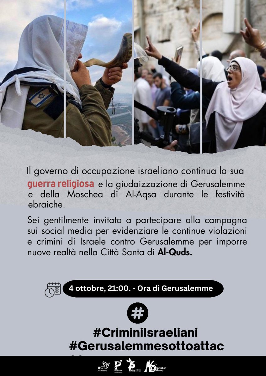 act4palIt's tweet photo. #Gerusalemmesottoattacco 
#CriminiIsraeliani https://t.co/WIgIet4VnQ