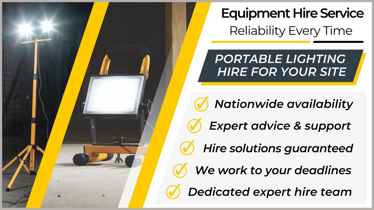 When it comes to ensuring your site’s productivity and work safety, our hire team are on hand to provide expert guidance and advice on the optimal portable lighting solution to suit your site. Explore our lighting range: lnkd.in/eyAtjJb4

#wownowhire