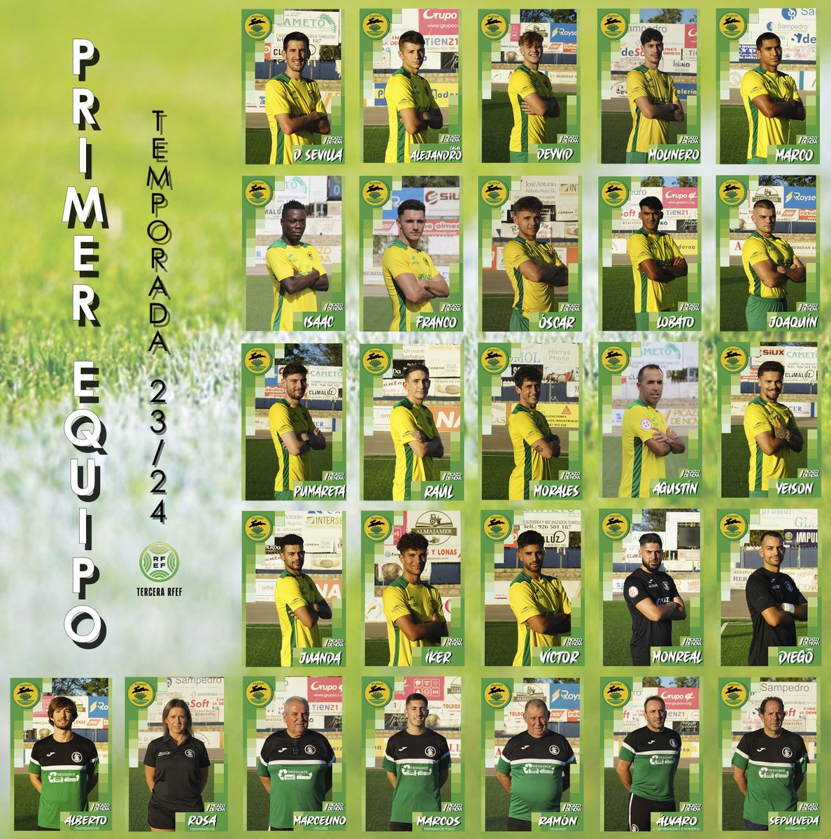 ⚽PLANTILLA PRIMER EQUIPO⚽
      👉TEMPORADA 23/24👈