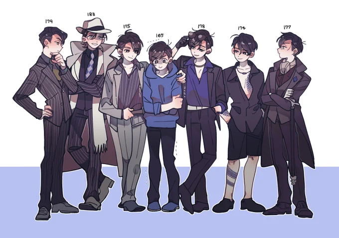 【次男派生】怖いおにいさんたち ※数字は妄想